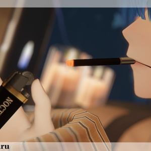 【さたにあ式タバコ対応テクスチャ】Nocturne Cat 缩略图 5