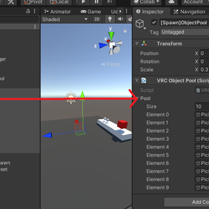 Pseudo-spawn object system for VRChat (UDON)