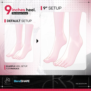 Standardised High Heel Blendshape - 標準化ハイヒール・ブレンドシェイプ 缩略图 2