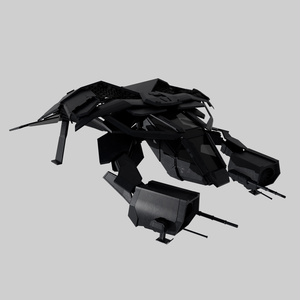 【CG Asset】batman batwing バットウィング