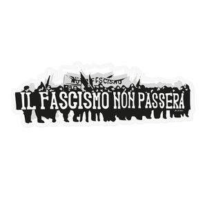 CiCO & TOMiKO - No Pasaran ステッカー　透明