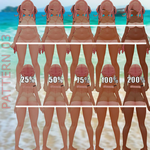 「イチゴ」のタンラインテクスチャパック  Tanline texture pack for "ICHIGO" 缩略图 4