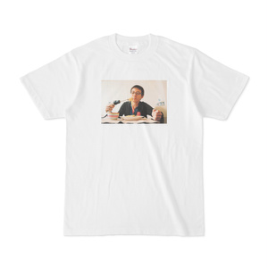 Tシャツ「電動ドリルでスパゲッティを食べると便利」石川大樹