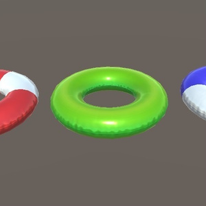 「浮き輪」【3Dモデル】