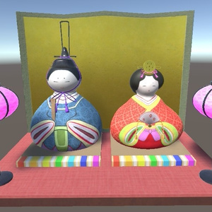 「ひな人形」【3Dモデル】