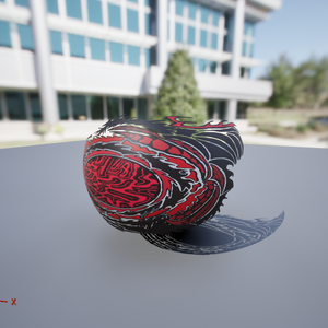 Dragon's Heart - Tribal Design / 龍の心臓 - トライバルデザイン