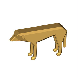 3Dプリント用の犬