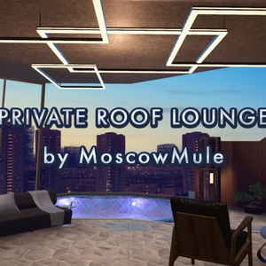 Private Roof Lounge by MoscowMule【VRChatワールド】 缩略图 2