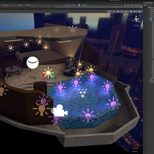 Private Roof Lounge by MoscowMule【VRChatワールド】 缩略图 4