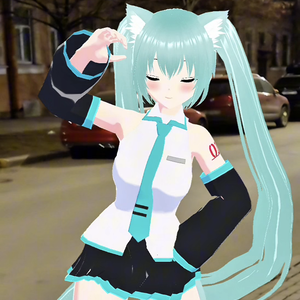 dance28 (猫の初音ミク)