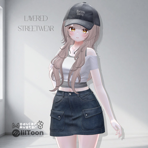 【6アバター対応】⚠️OPENSALE⚠️Layered Streetwear✨【VRChat】 缩略图 10