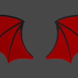 [Free] Simple Red & black Wings
