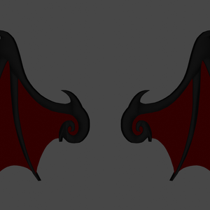 [Free] Simple Red & black Wings V3