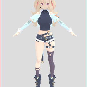 Nicole Girl  3D Characters VRChat Original ニコールガール 3Dキャラクター VRChat オリジナル