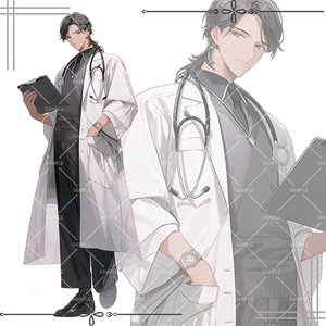 《No.22》立ち絵素材_医者_男性