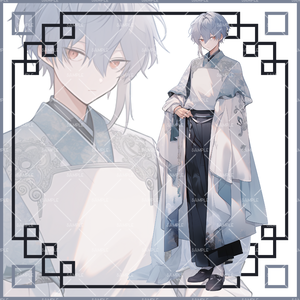 《No.73》立ち絵素材_チャイナ_和服_男性