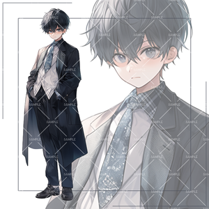 《No.79》立ち絵素材_スーツ_少年