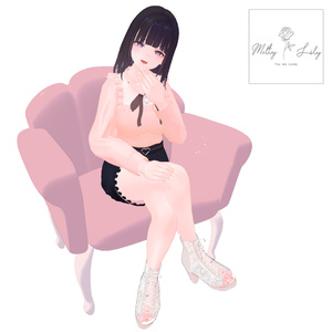 【くろなつ】Open toe boots & Footnail Set 缩略图 2