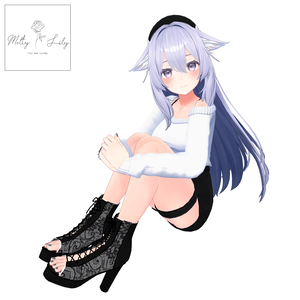 【桔梗】Open toe boots