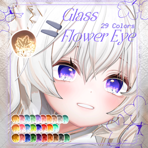  【21 アバター対応】 Glass Flower Eye 