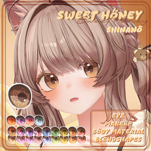Sweet Honey | Shinano [しなの] | Eye, Makeup, Material, Blendshape