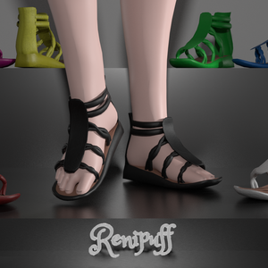 [3Dモデル] Gladiator Sandals