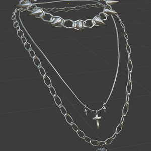 "Back off" Necklace 缩略图 3