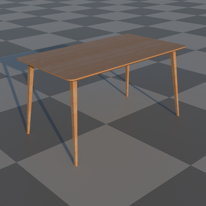 テーブル/Table 3Dモデル【無料】