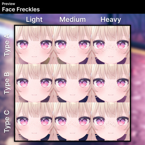 「シフォン・Chiffon」そばかす / Freckles (Face & Body) 缩略图 2