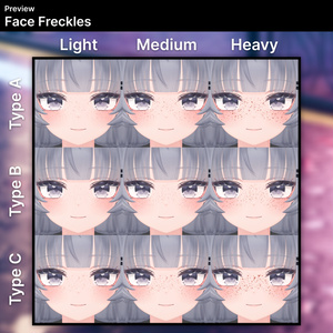 「シラハ・Shiraha」そばかす / Freckles (Face & Body) 缩略图 2