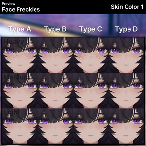 「黑见・Kuroki」そばかす / Freckles (Face & Body) 缩略图 2