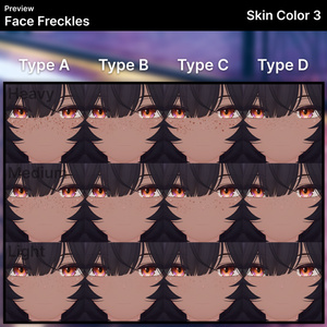 「黑见・Kuroki」そばかす / Freckles (Face & Body) 缩略图 8