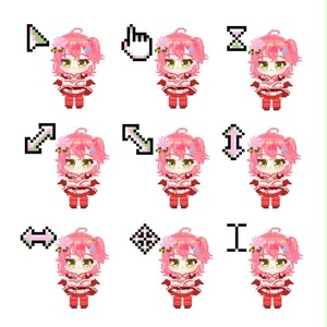 ホロライブ さくらみこ マウスカーソル【非公式】
