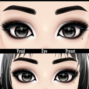 Vroid Eye Preset - Smokey eyes - Shape + Makeup