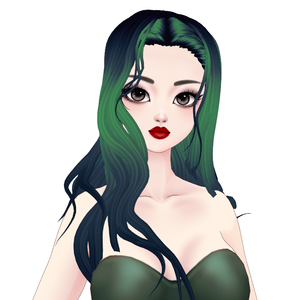 Vroid Girl - Long Hair Style Preset - Emma -