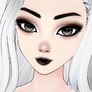 VRoid Makeup Set - Moonlight - Smokey eyes - Gothic makeup