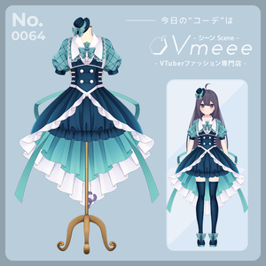 Green garden グリーンガーデン【アイドル風】【Vtuber Fashion Assets Vmeee No.064】