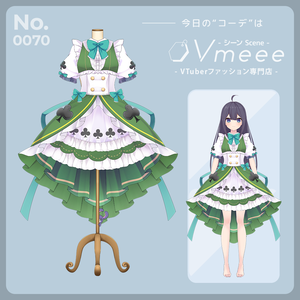 【不思議の国のアリス風】クローバーモデル【Vmeee No.070】