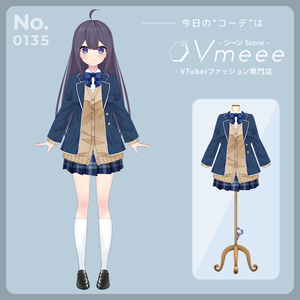 【VTuber向け衣装 制服シリーズ】ブレザー【Vmeee No.135】