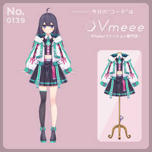 サイバーフーディ cyber hoodie【Vtuber Fashion Assets Vmeee No.139】