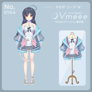 VTuber向け衣装 制服シリーズ】シャツ【Vmeee No.132】 - Vmeee