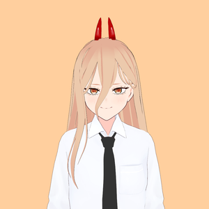 [VROID] Long Hair Power Style With Horns