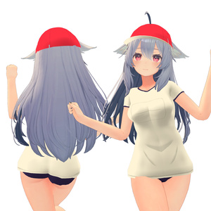 【桔梗ちゃん用】スクール水着（紺・白）/体操服/競泳水着/スリングショット 缩略图 4