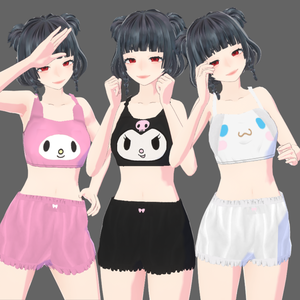 Sanrio inspired pajama sets