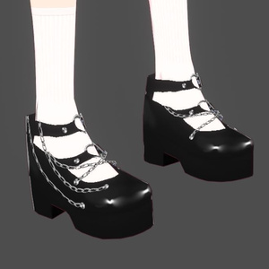 double heart mary jane doll shoes