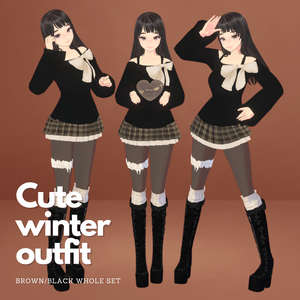Brown Winter Outfit (Whole Set)
