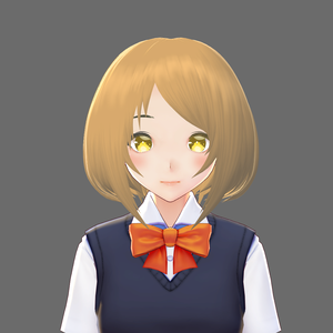 【vroid】エアリーボブヘアー　前髪 計４種【ヘアプリセット】