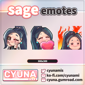 Sage (Valorant) Emotes Pack