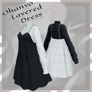 [Summer SALE!!] 【18-Avatars】Ohanyo Layered Dress-おはにょレイヤードワンピース【しなのラムネミルティナプラム対応】 缩略图 3