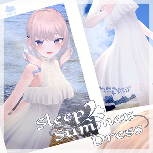 【20-Avatars】Sleep Summer Dress-ぽやしみサマーワンピース【しなの海咲ラムネまよ対応】